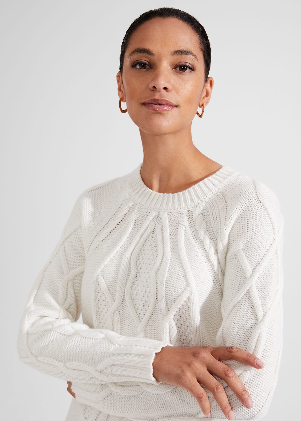 Maja Jumper With Alpaca, Ivory, hi-res
