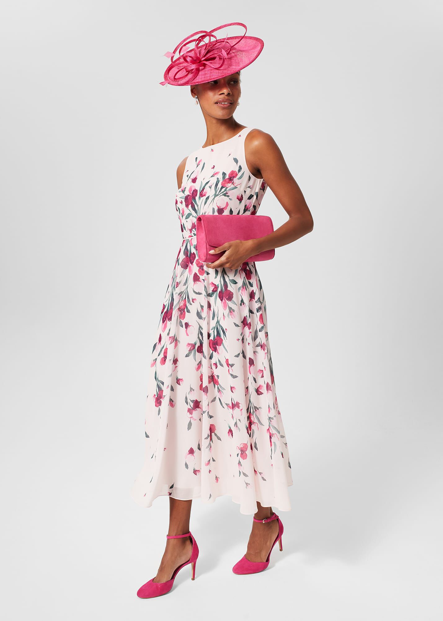 Coast samantha print dress sales