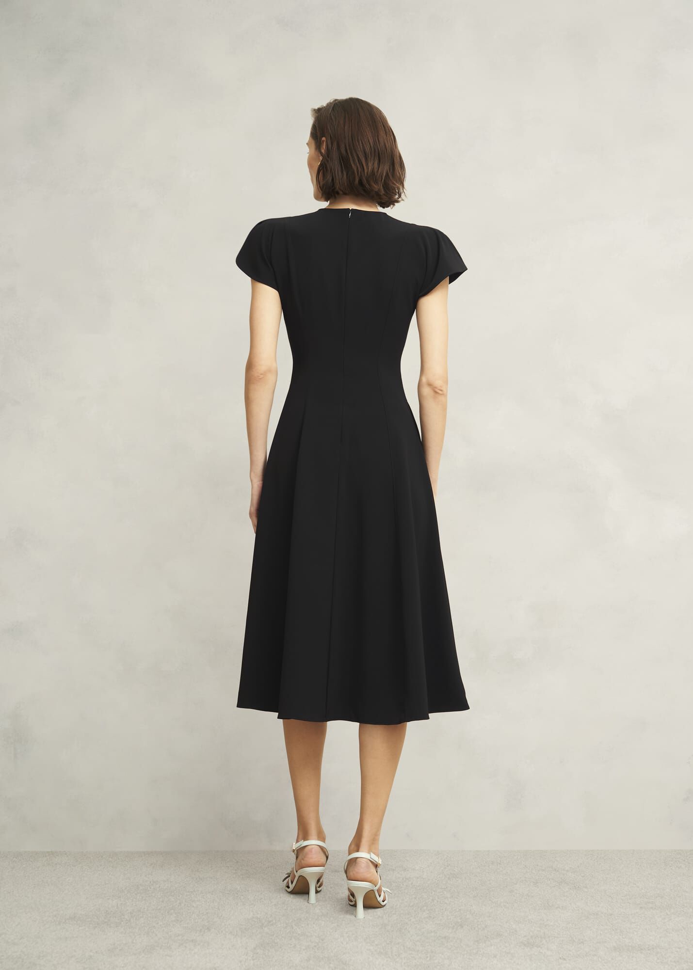 THEREDTHREAD S stamp tee dress black mini