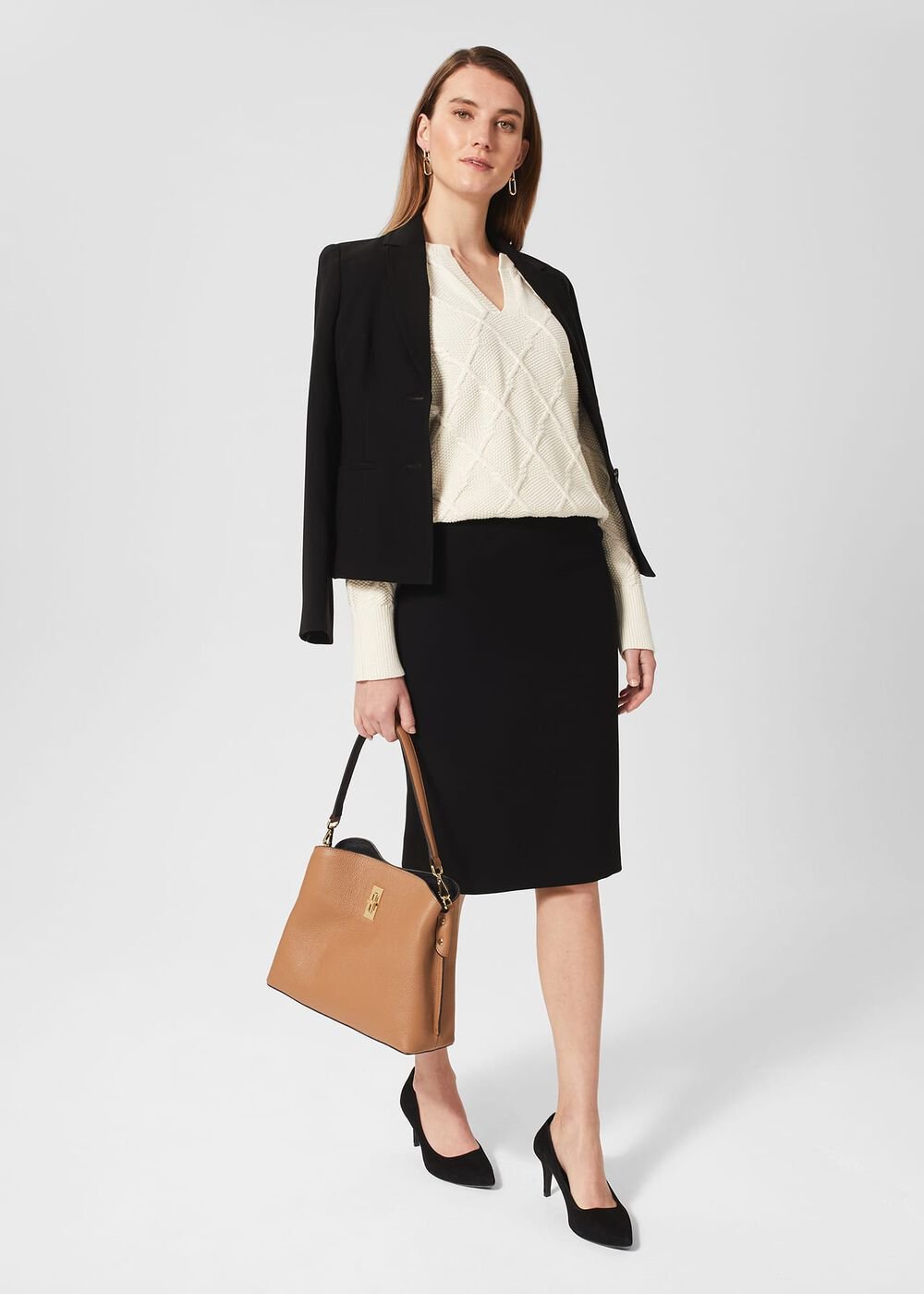 Petite Mel Skirt, Black, hi-res