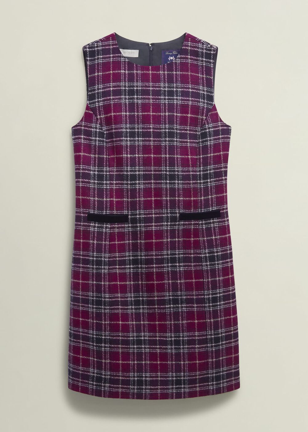 Margot Wool Dress, Pink Multi, hi-res