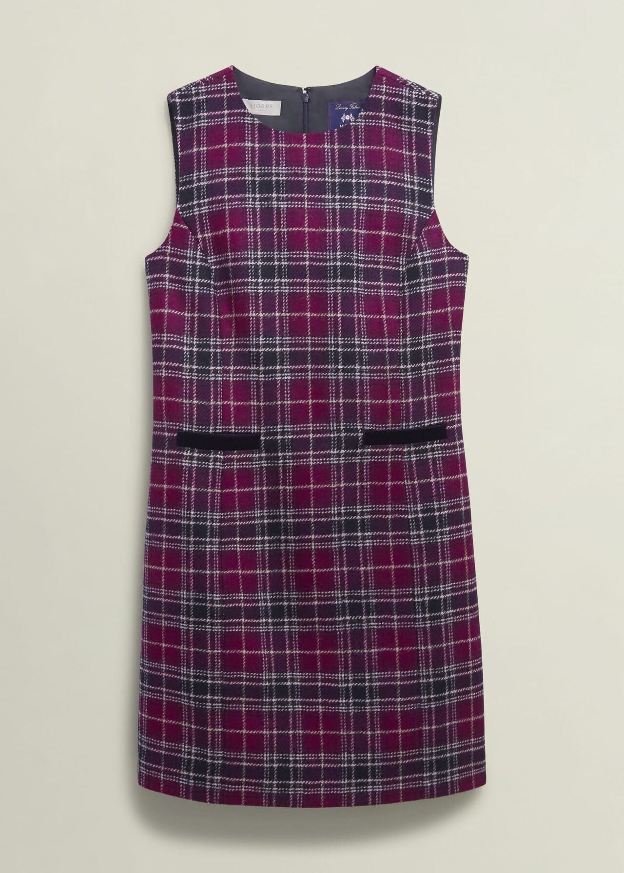 Margot Wool Dress, Pink Multi, hi-res