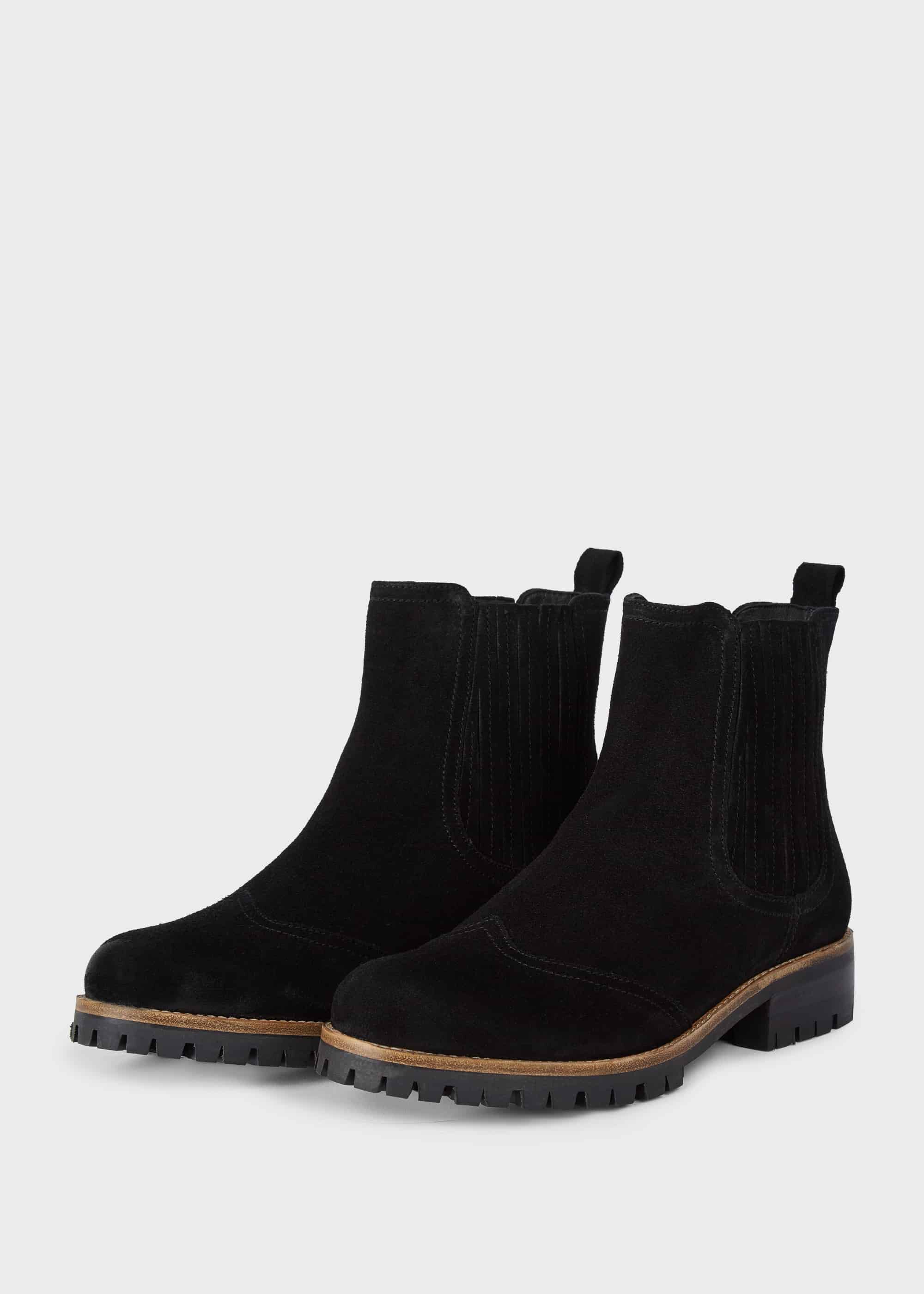 Beatrix suede ankle top boot
