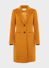 Petite Tilda Wool Coat, Deep Ochre, hi-res