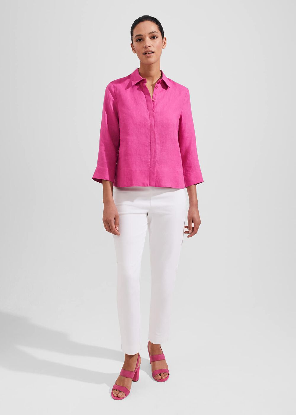 Nita Shirt, Deep Fuchsia, hi-res