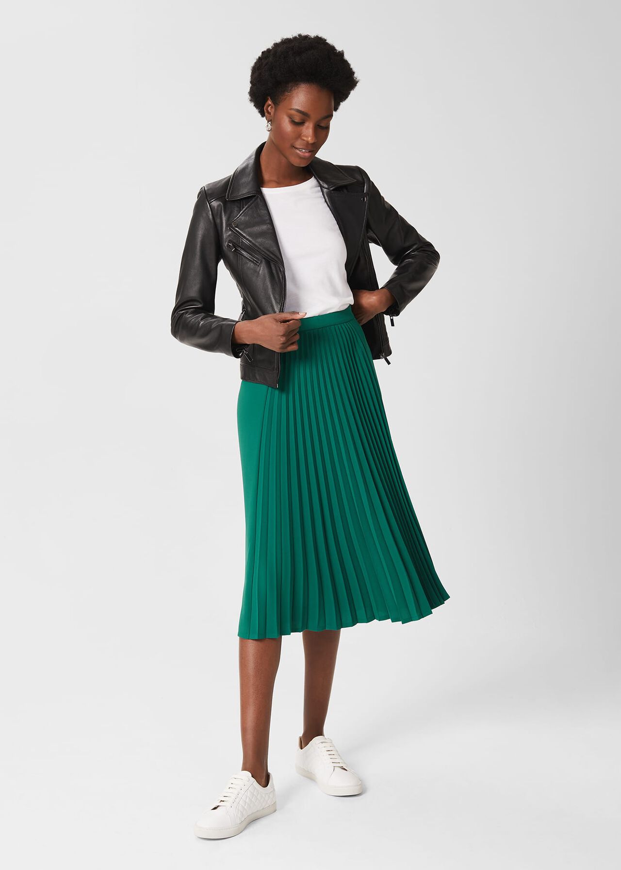 Dakota Leather Jacket, Black, hi-res