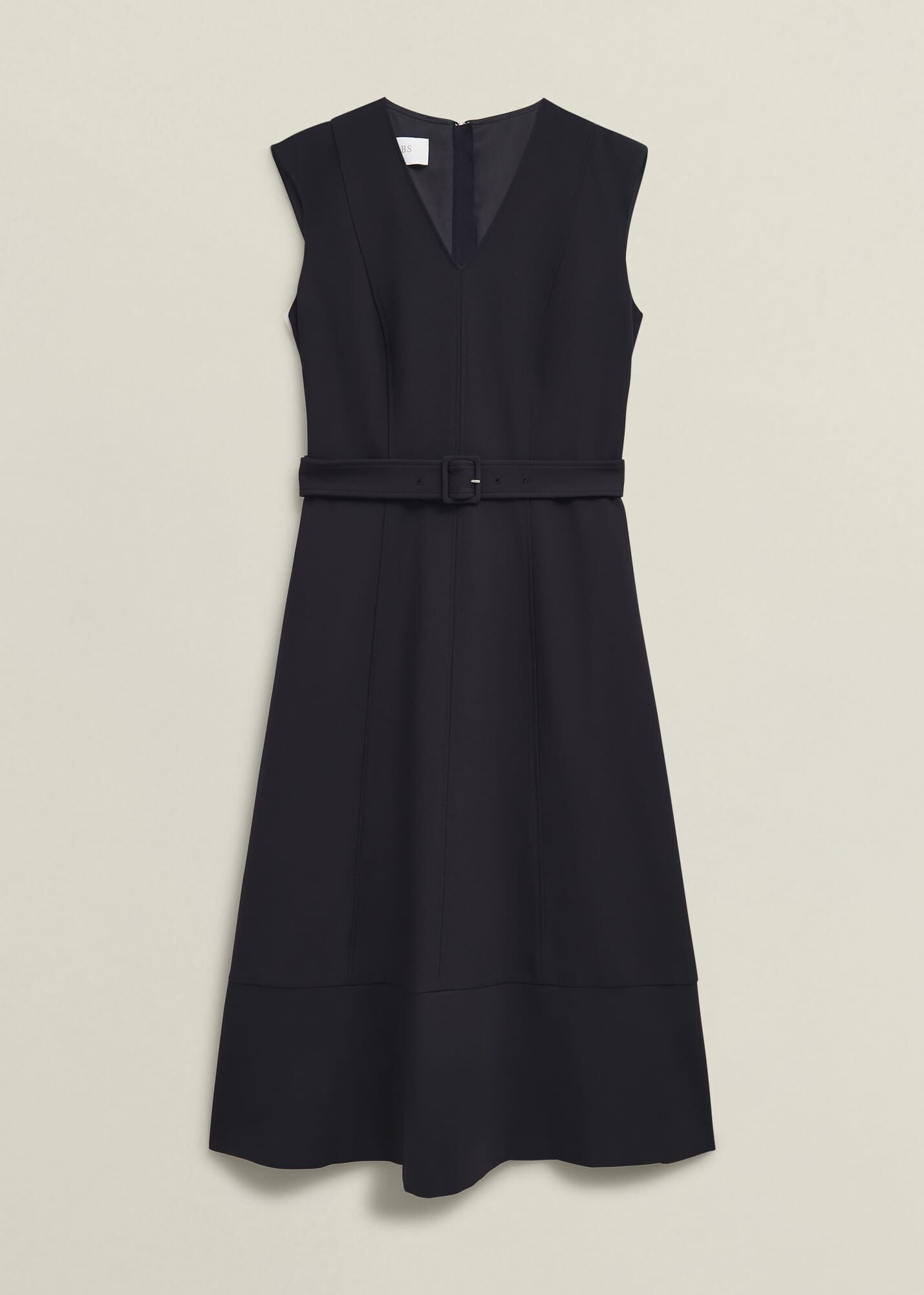 【Hobbs London】Carolyn◆ネイビー◆Vネック◆ミディアムドレス Carolyn Dress | Hobbs UK |