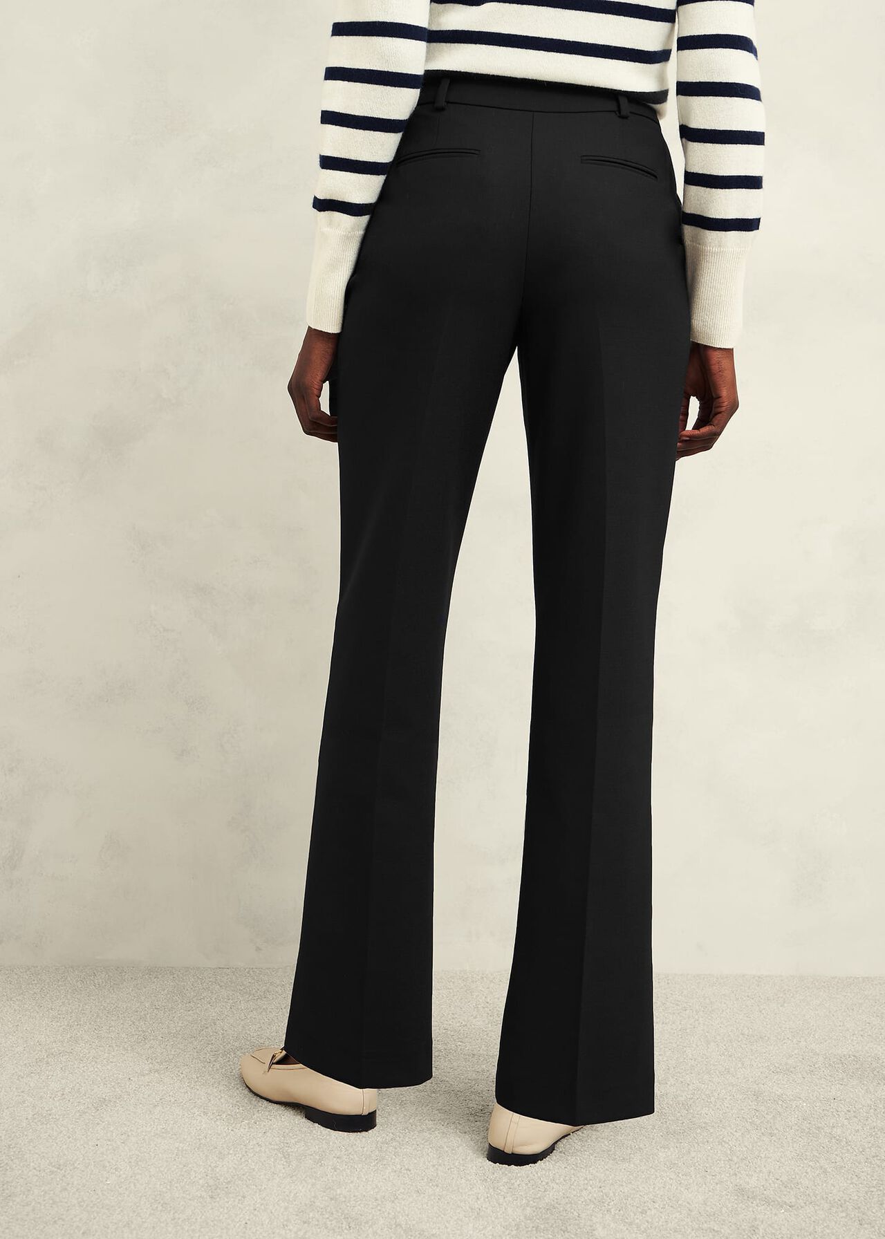 Petite Gerrie Trousers, Black, hi-res