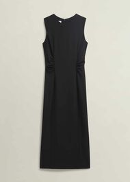 Petite Hazel Ponte Dress, Black, hi-res