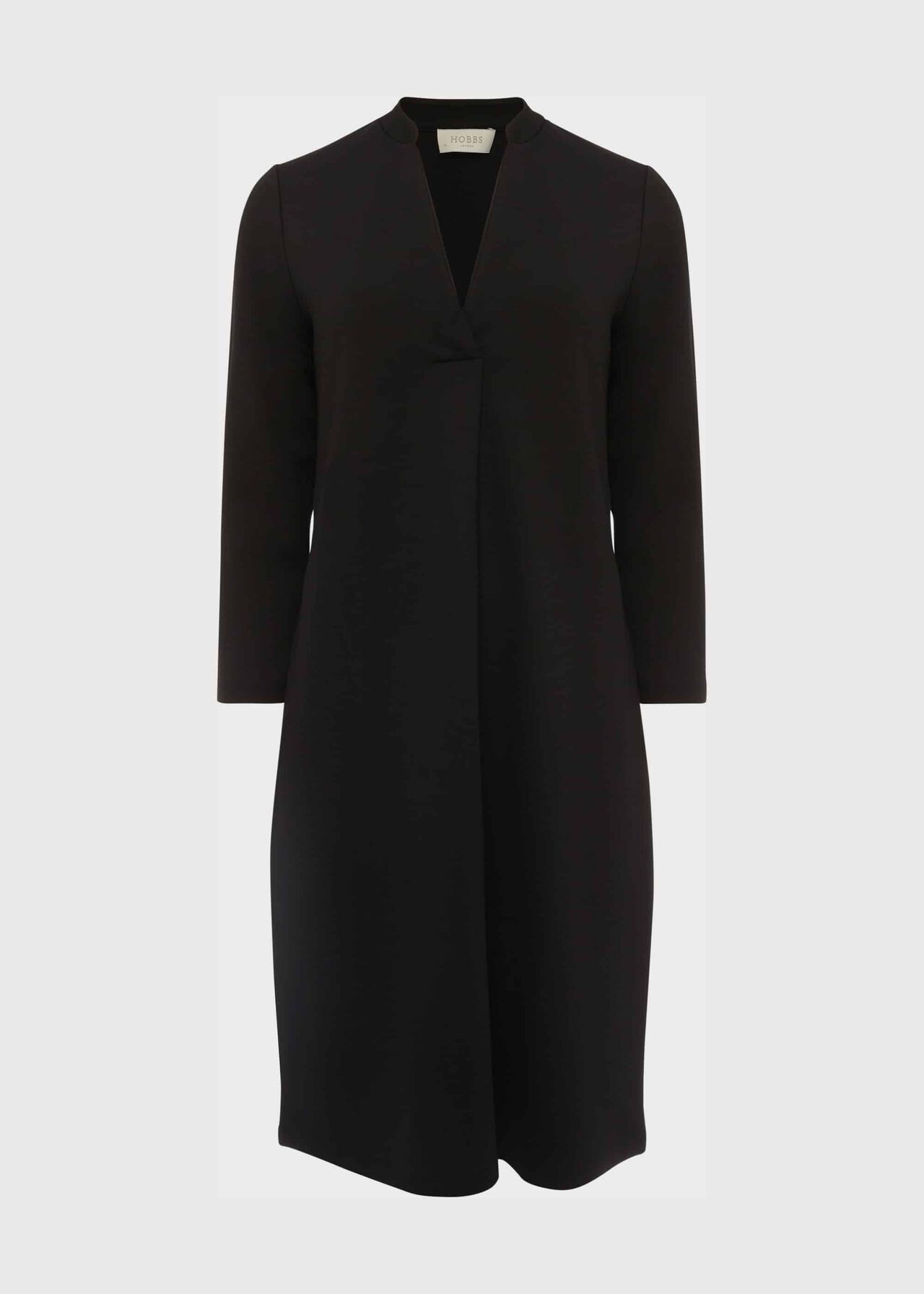 Agnes Jersey Dress, Black, hi-res