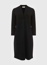 Agnes Jersey Dress, Black, hi-res