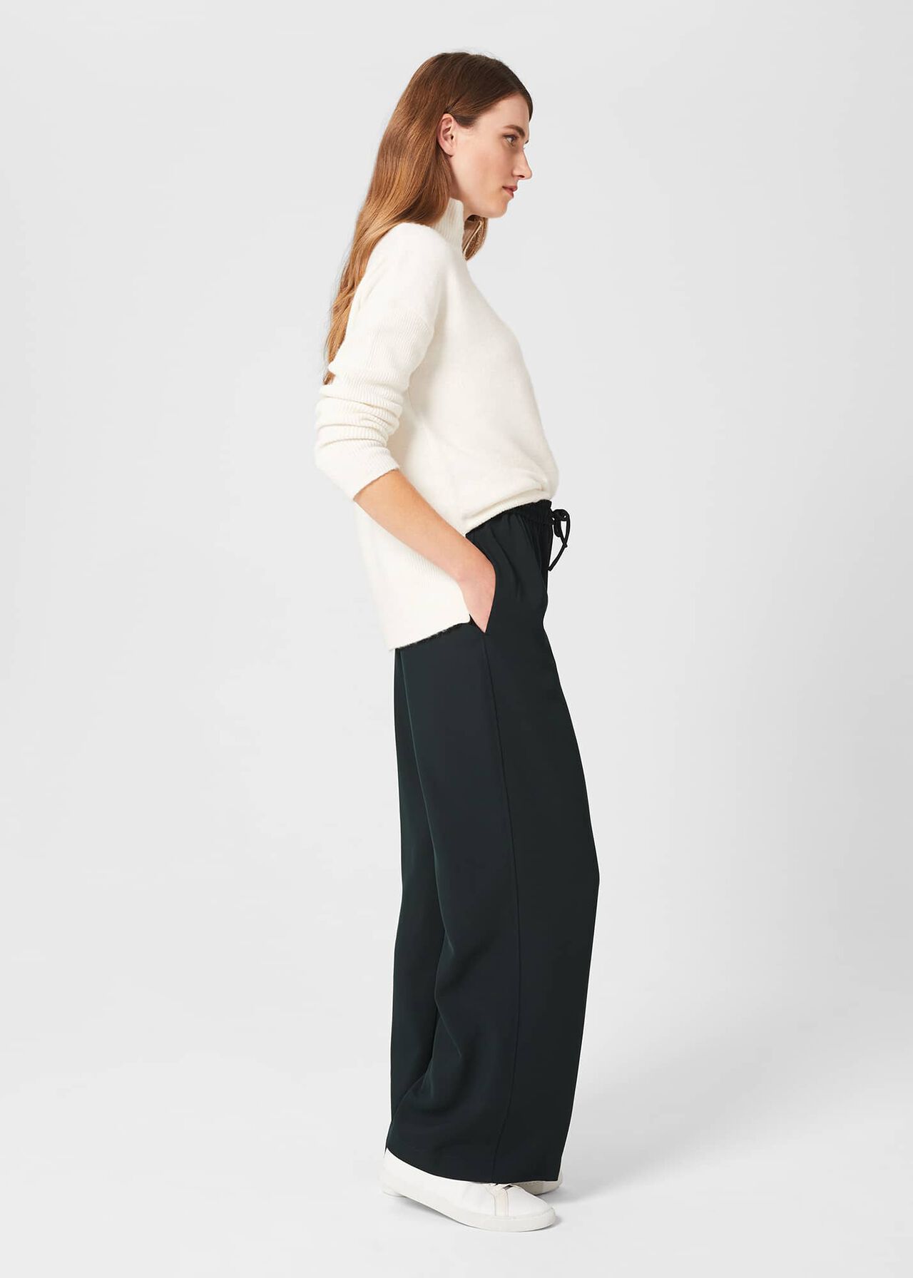 Nellie Trousers, Dark Pine Green, hi-res