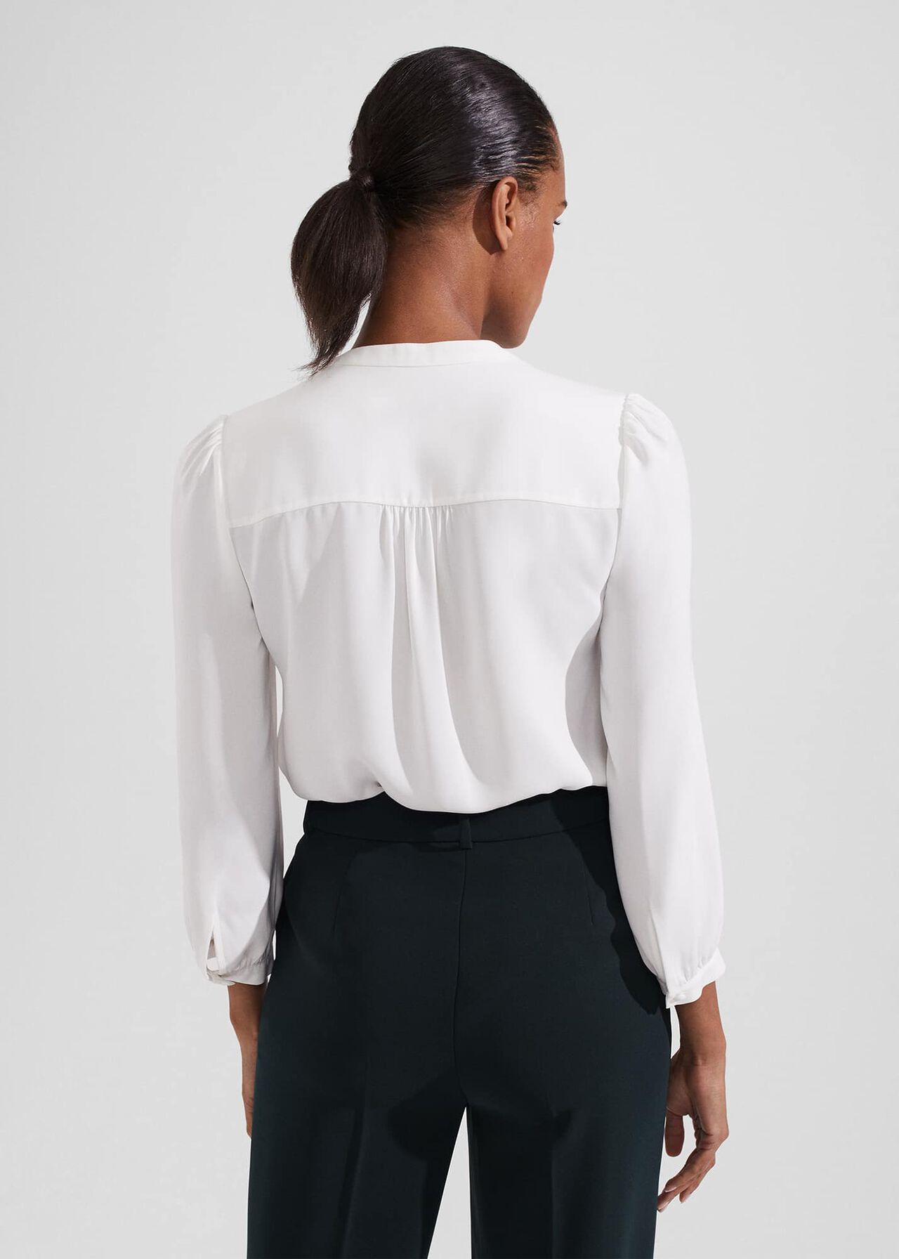 Magnolia Blouse, Ivory, hi-res