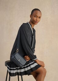 Valerie Dress, Navy Ivory, hi-res