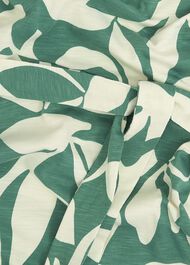 Nadine Jersey Dress, Green Ivory, hi-res