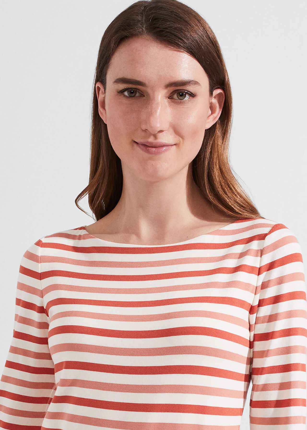 Sonya Striped Top, Ivory Multi, hi-res