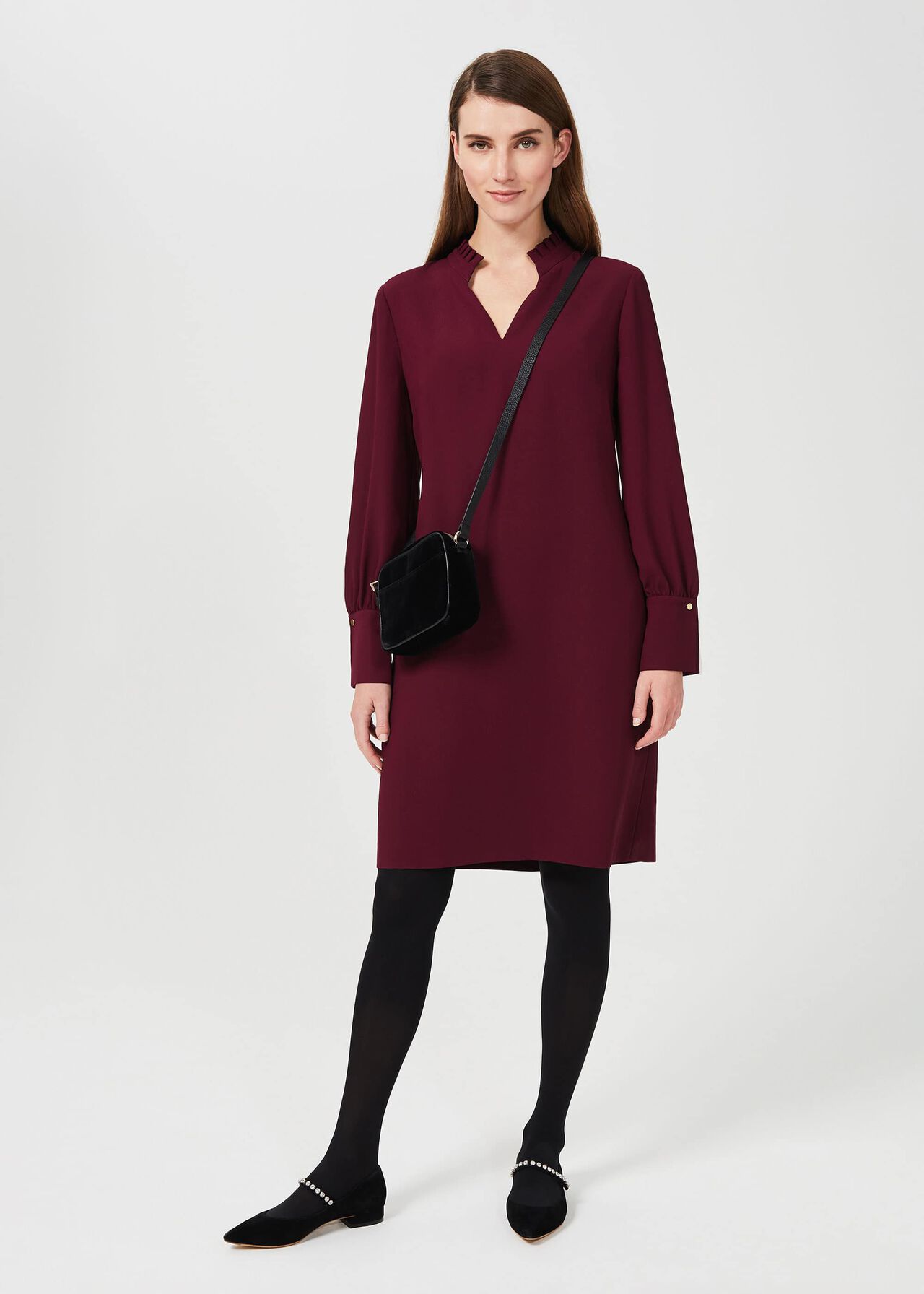 Janie Dress,  Dark Raspberry, hi-res