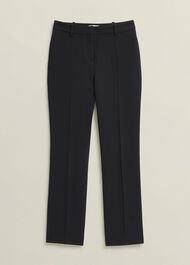 Maya Straight Trousers, Black, hi-res