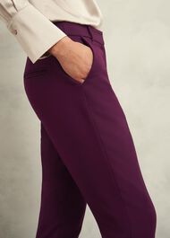 Sami Tapered Trousers, Warm Plum, hi-res
