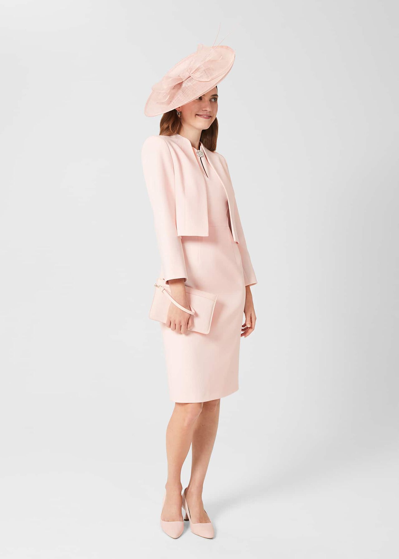 Ana Shift Dress, Pale Pink, hi-res