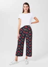 Lauren Trouser, Navy Multi, hi-res