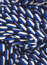 Dina Wrap Dress, Navy Multi, hi-res