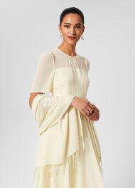 Matilda Scarf, Pale Yellow, hi-res
