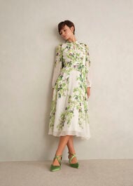 Marissa Satin Courts, Bay Leaf Green, hi-res