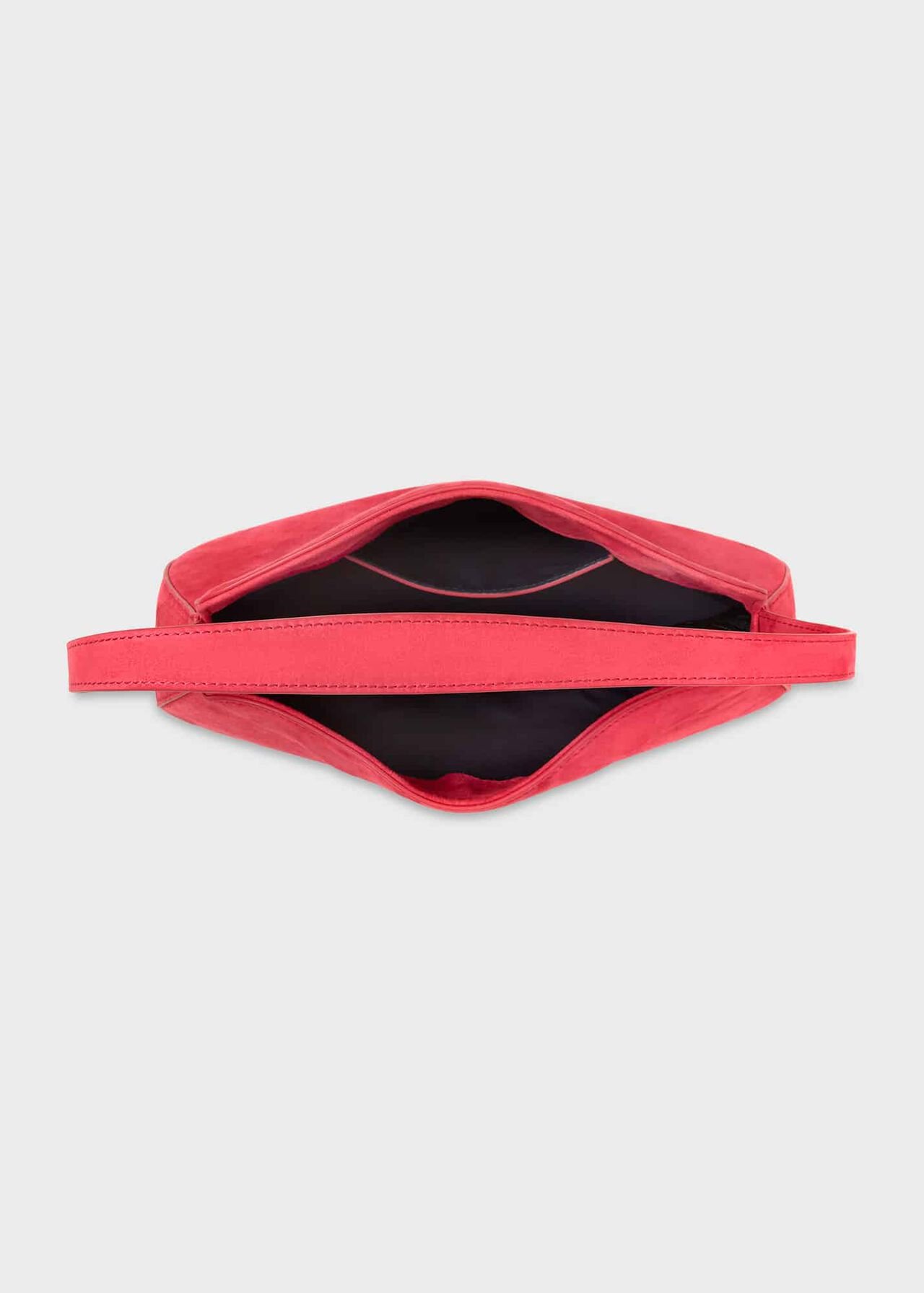 Paris Leather Shoulder Bag, Rouge Pink, hi-res