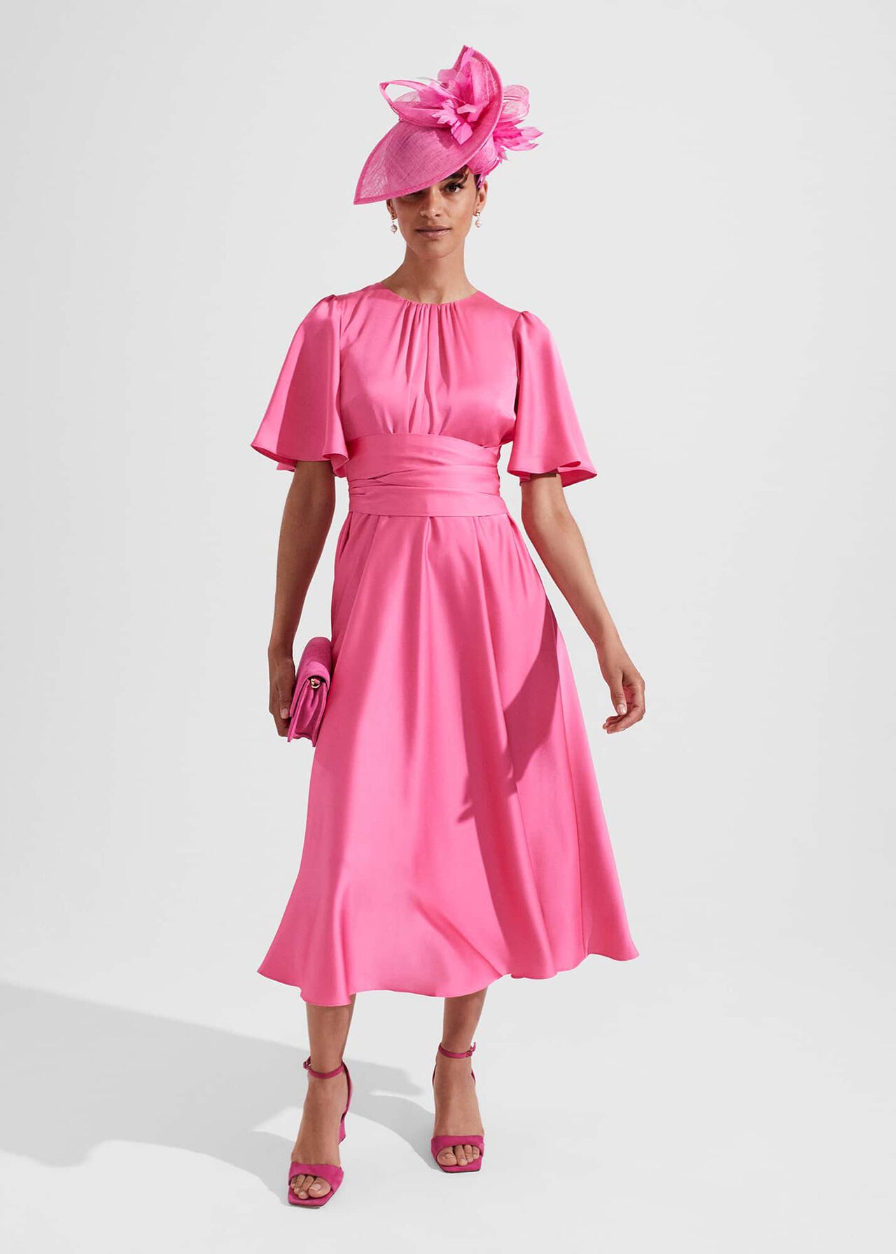 Carla Fascinator, Party Pink, hi-res