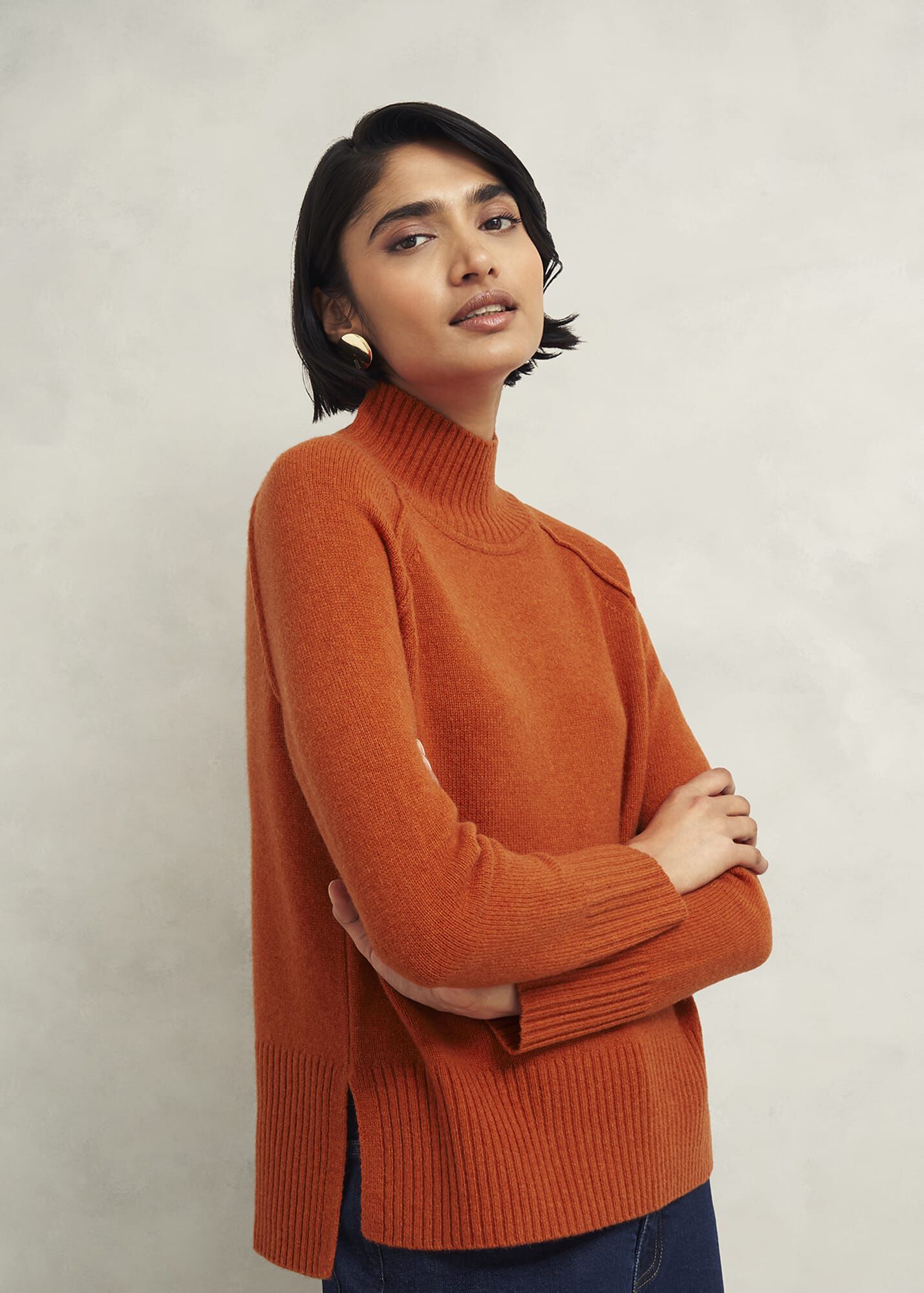 Burnt orange jumpers sales