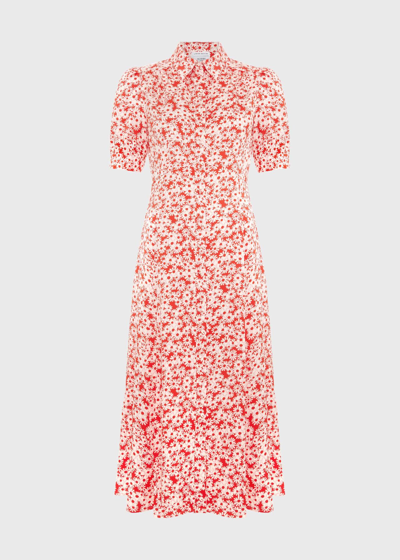 Chiswell Paris Shirt Dress, Red Ivory, hi-res