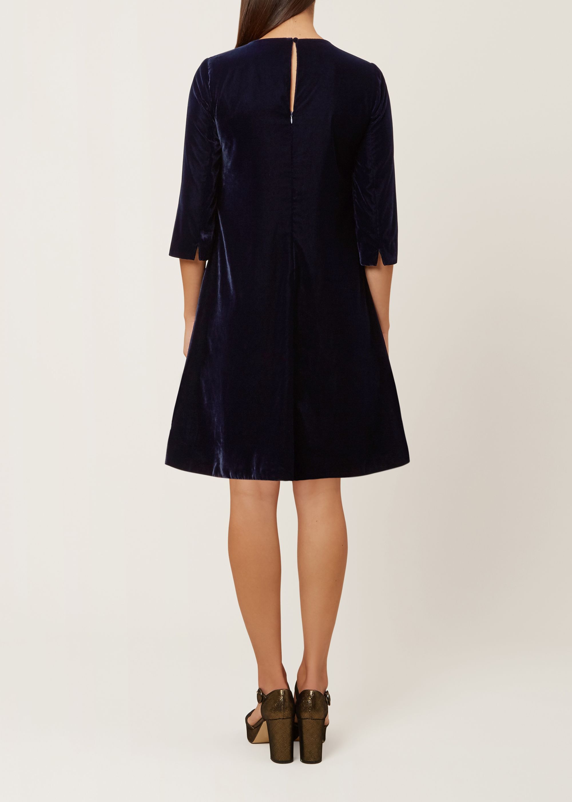 Hobbs agnes velvet dress clearance