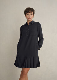 Tina Dress, Navy, hi-res