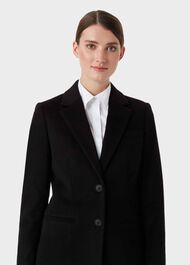 Tilda Wool Coat, Black, hi-res