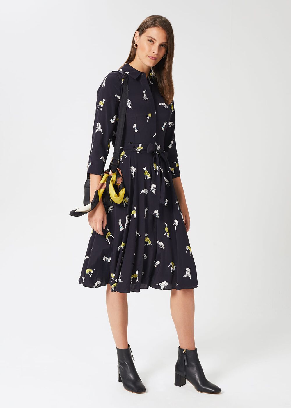 Lainey Dress, Navy Multi, hi-res