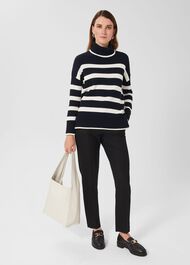 Filey Hobo Bag, White, hi-res