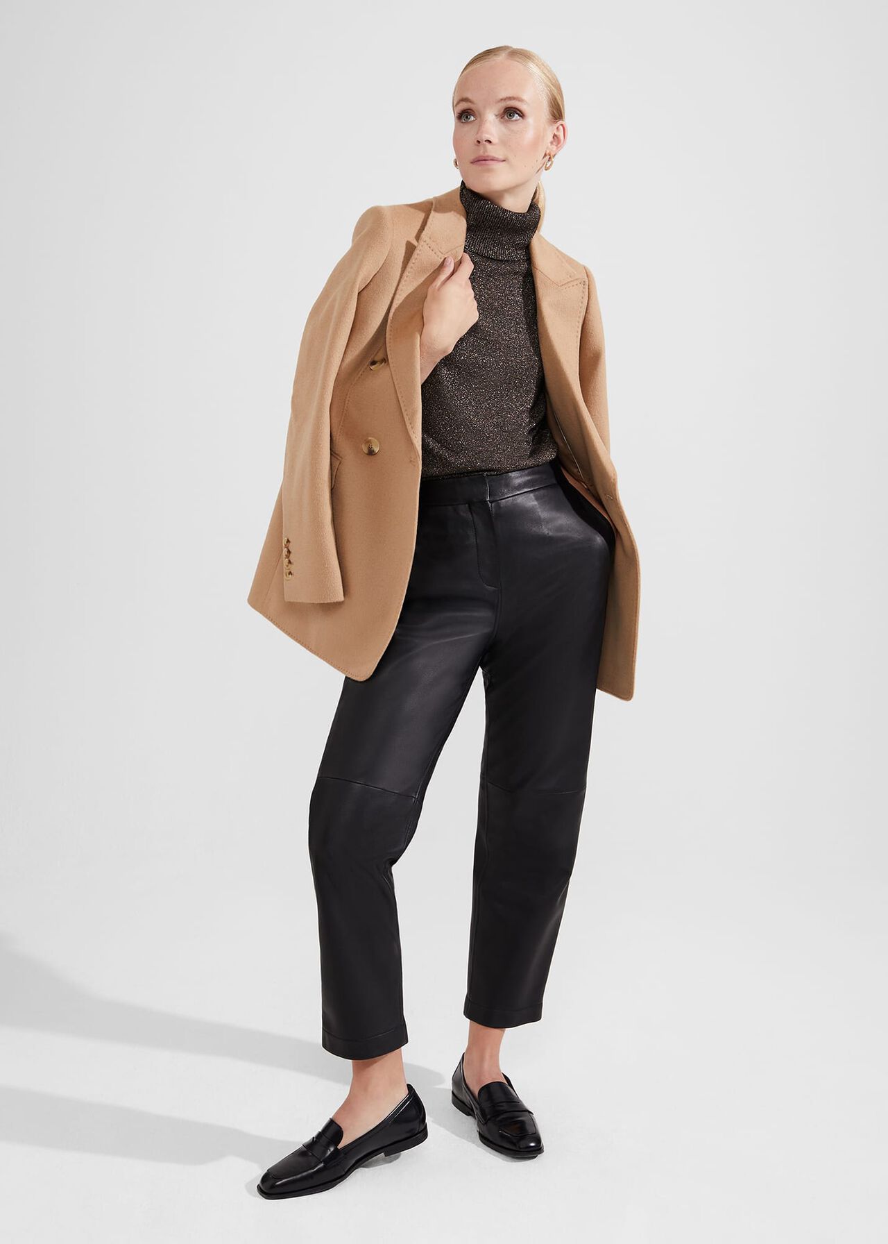 Clarence Wool Blazer, Camel, hi-res