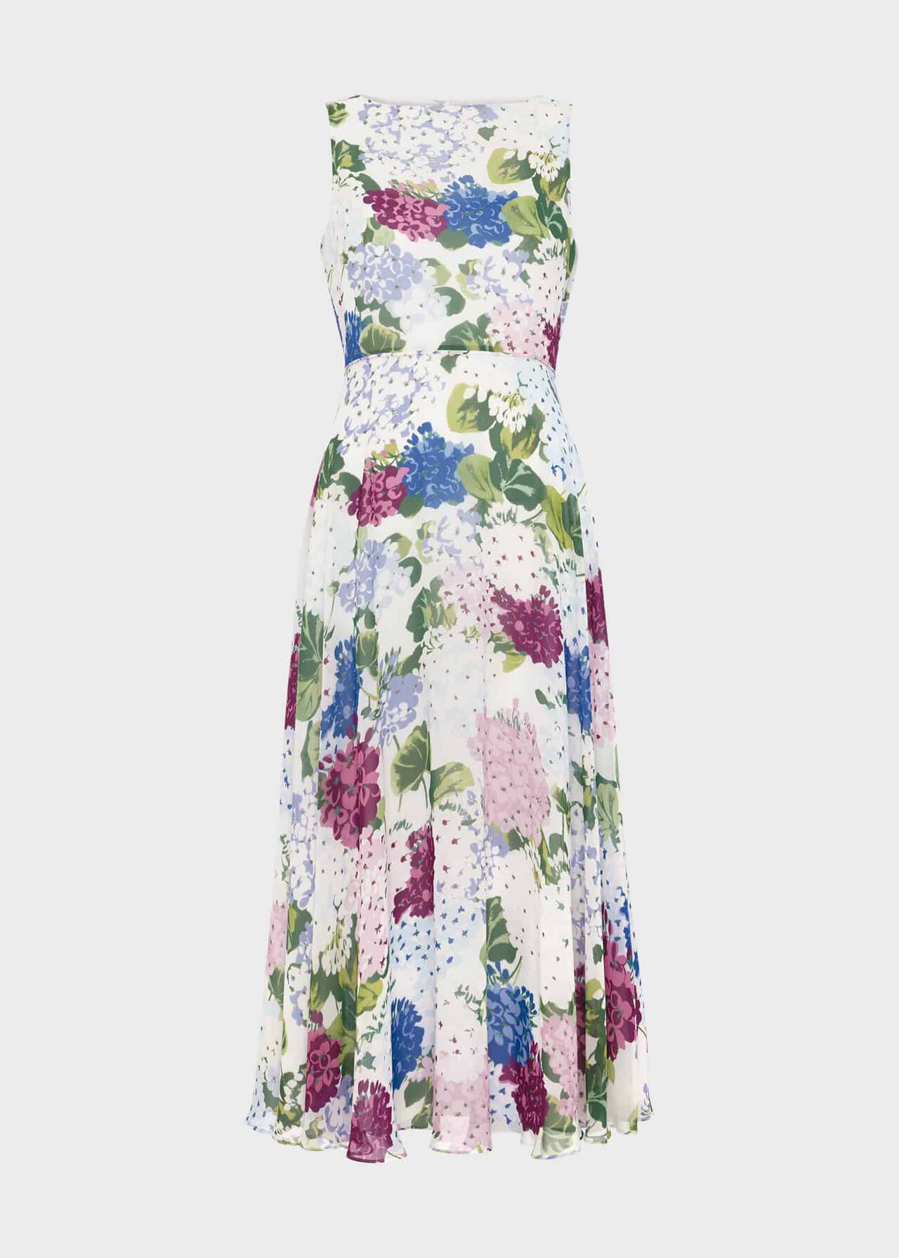 Petite Carly Floral Dress, Ivory Multi, hi-res