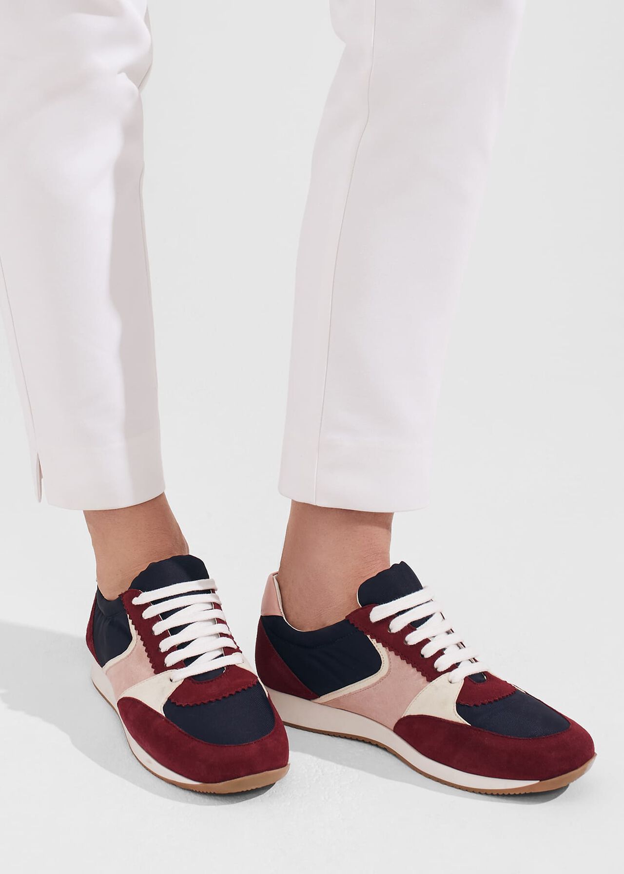Mara Sneakers, Burgundy, hi-res