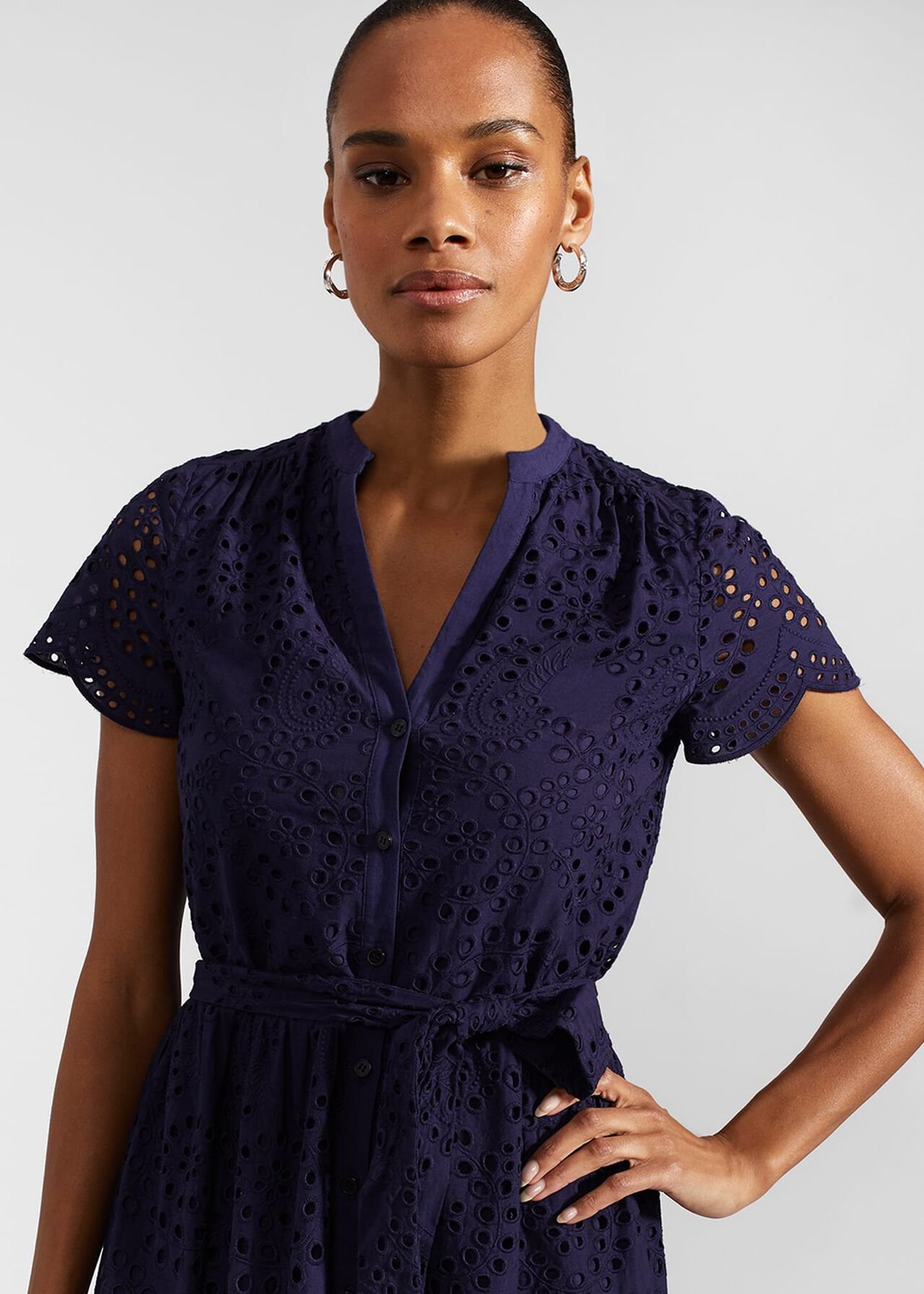 Rhianne Dress, True Navy, hi-res