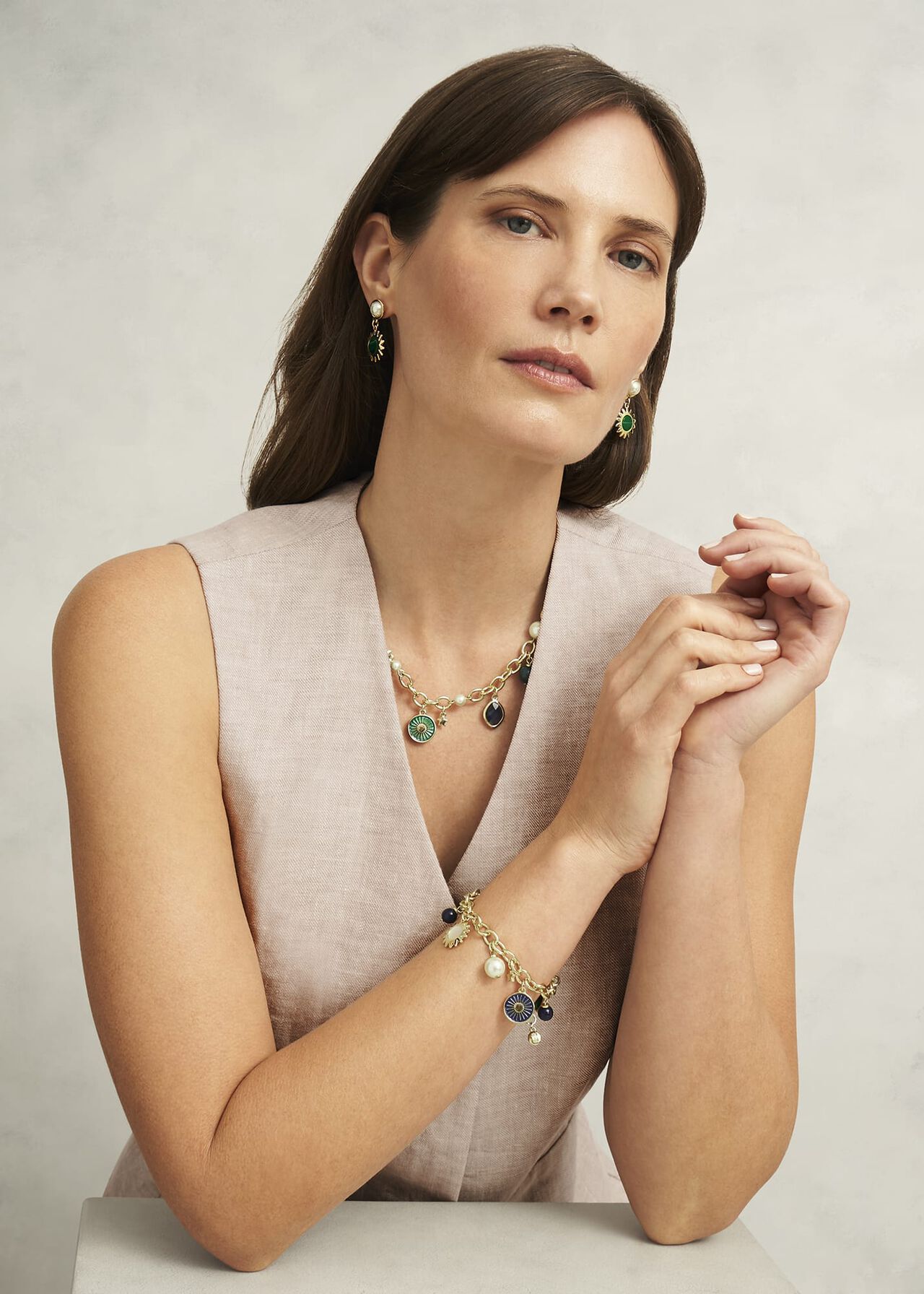 Amaya Bracelet, Gold Multi, hi-res