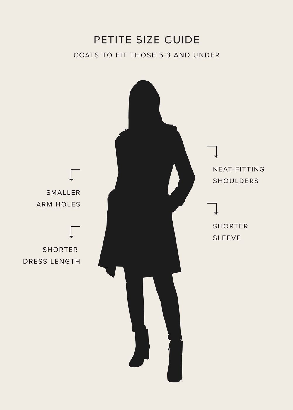 Petite Livia Wool Coat, Black, hi-res