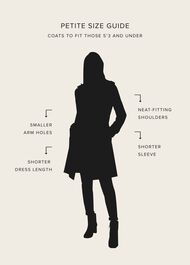 Petite Livia Wool Coat, Black, hi-res