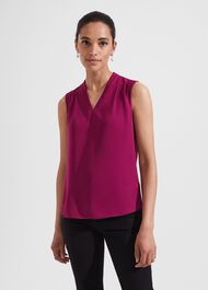 Nina Blouse, Plum Pink, hi-res