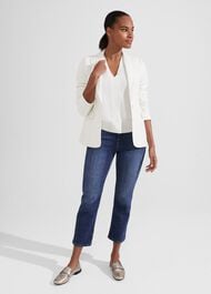 Sherry Blazer, Ivory Grey, hi-res