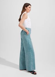 Mirabel Trousers, Lagoon Green, hi-res