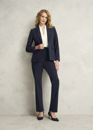 Salisbury Jacket With Wool, Navy Ivory, hi-res
