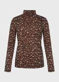 Mischa Turtle Neck, Brown Multi, hi-res