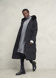 Nessa Knitted Dress With Alpaca, Mid Grey Marl, hi-res